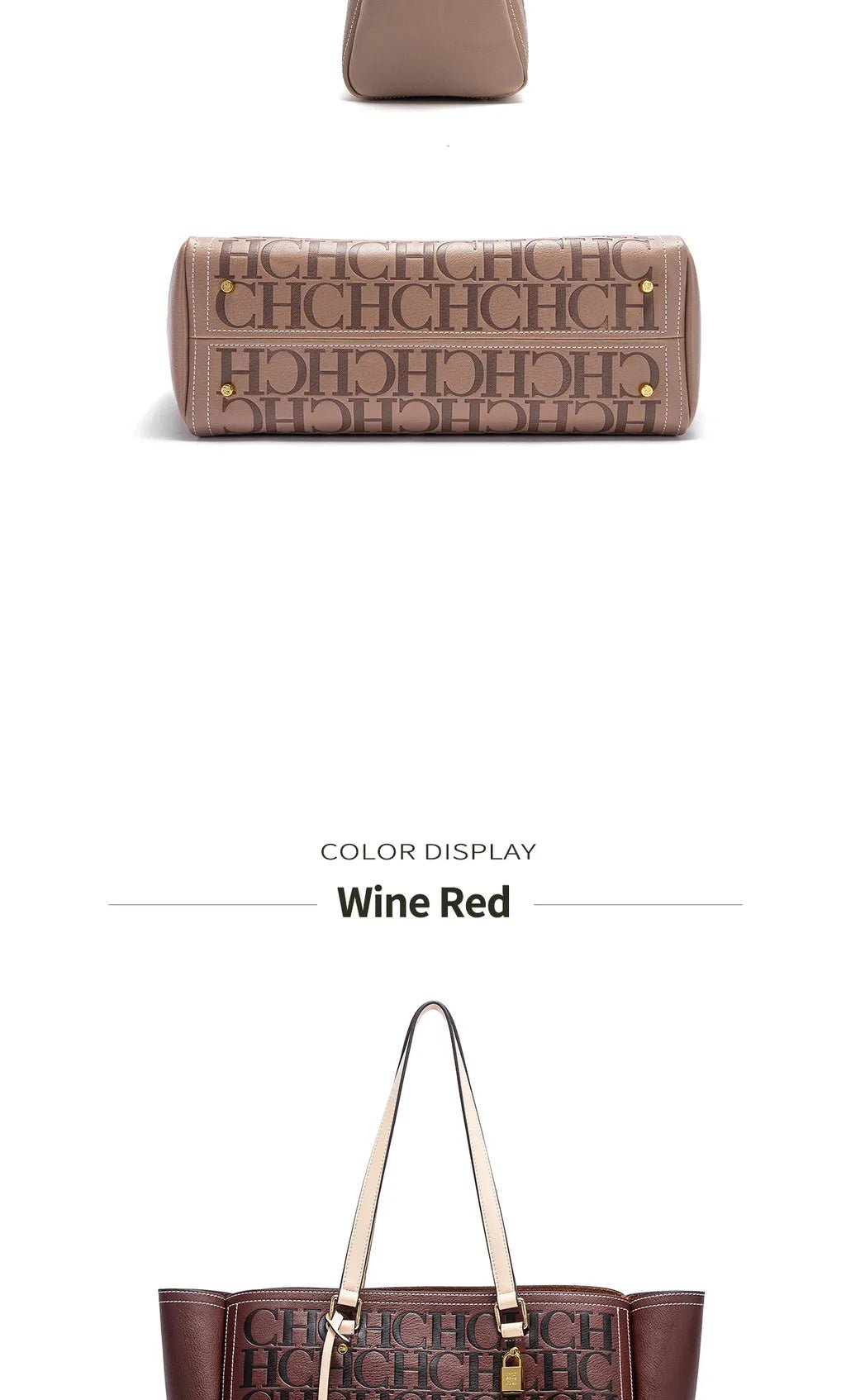 Women's Embossed Leather Commuter Tote Bag - Ever Trendy Essentials