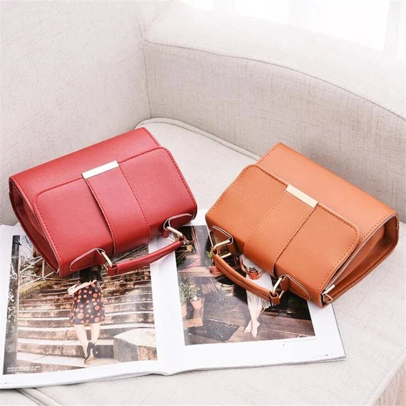 Women's Fashion PU Leather Shoulder Bag | Small Flap Crossbody Handbags & Top Handle Messenger Bags (High - Quality Luxury Ladies Hand Bag) - Ever Trendy Essentials