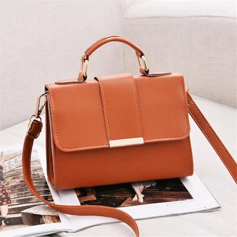 Women's Fashion PU Leather Shoulder Bag | Small Flap Crossbody Handbags & Top Handle Messenger Bags (High - Quality Luxury Ladies Hand Bag) - Ever Trendy Essentials