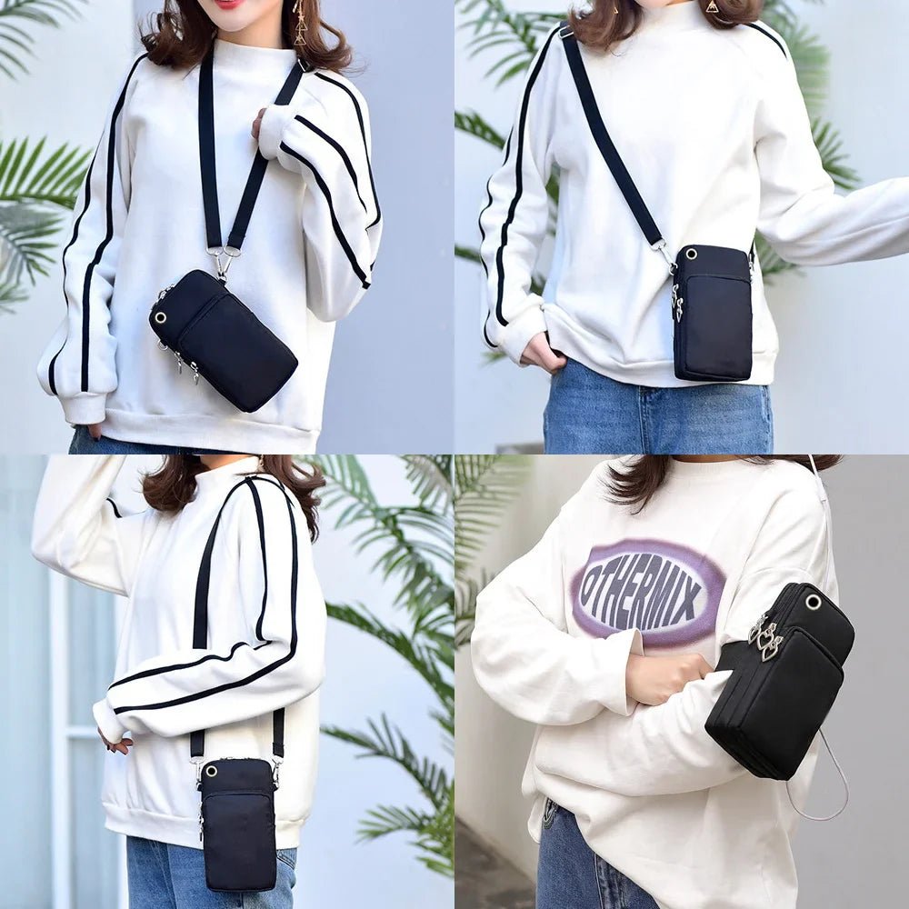 Women's Handbags Black Explosive Coffee Cat Messenger Bags | Female Cartoon Shoulder Bag Purse (Fashion Mobile Phone Crossbody Bags) - Ever Trendy Essentials