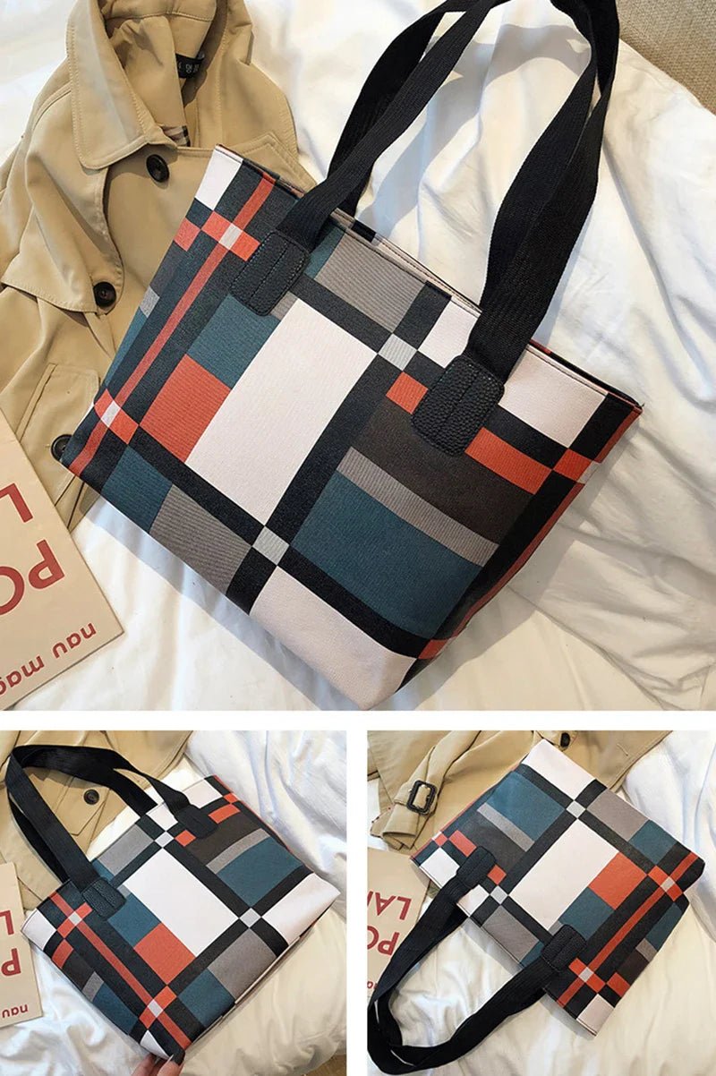 Women's Large Capacity Leather Tote Bag - Ever Trendy Essentials