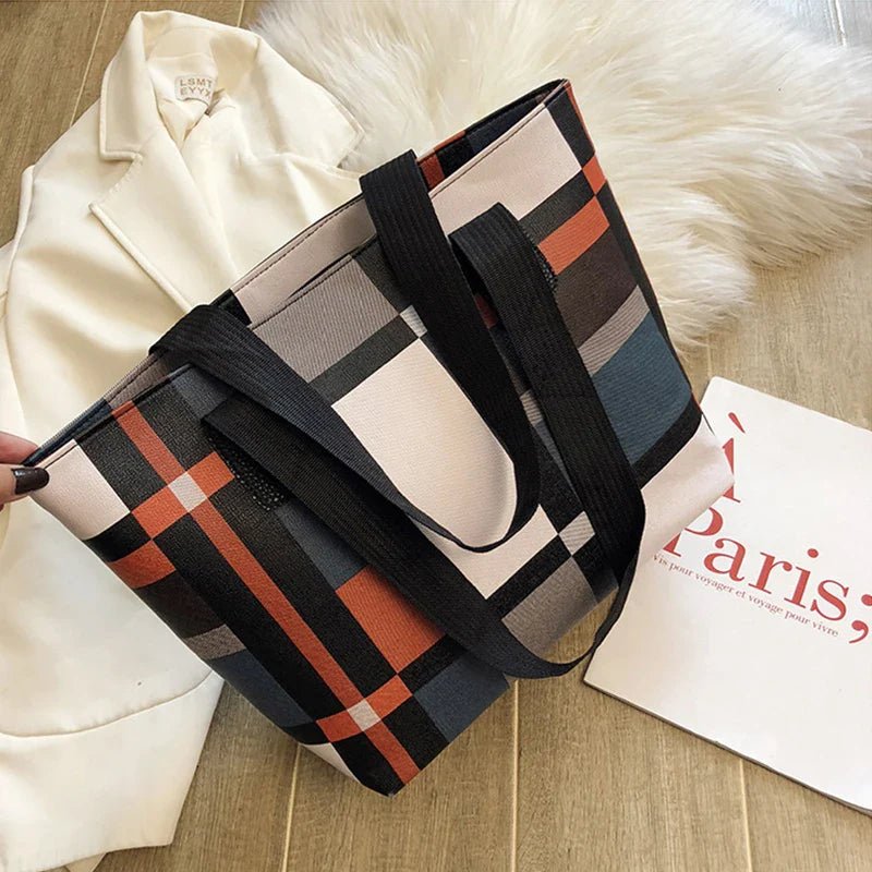 Women's Large Capacity Leather Tote Bag - Ever Trendy Essentials