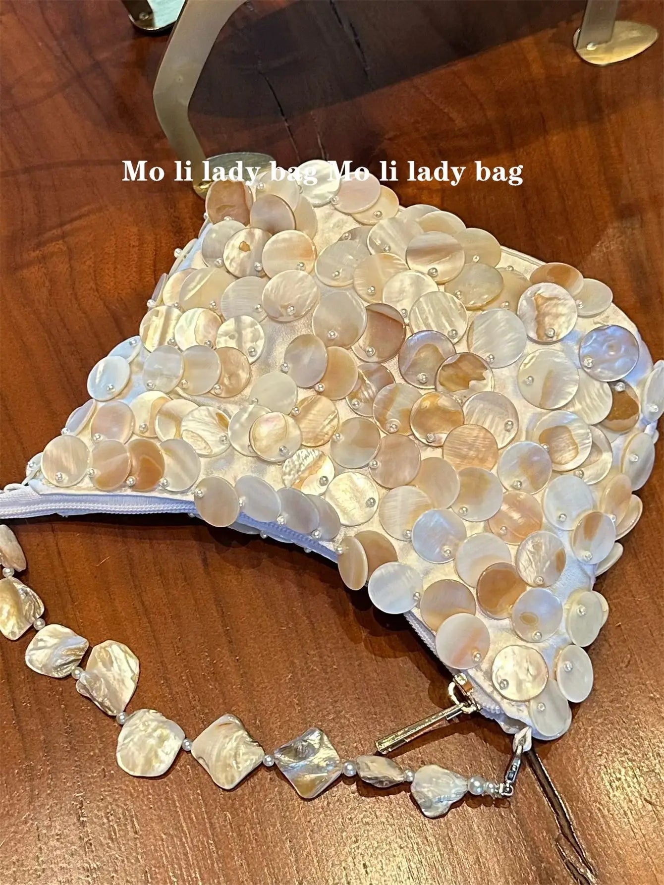 Women's Sequin Shell Evening Bag - Ever Trendy Essentials