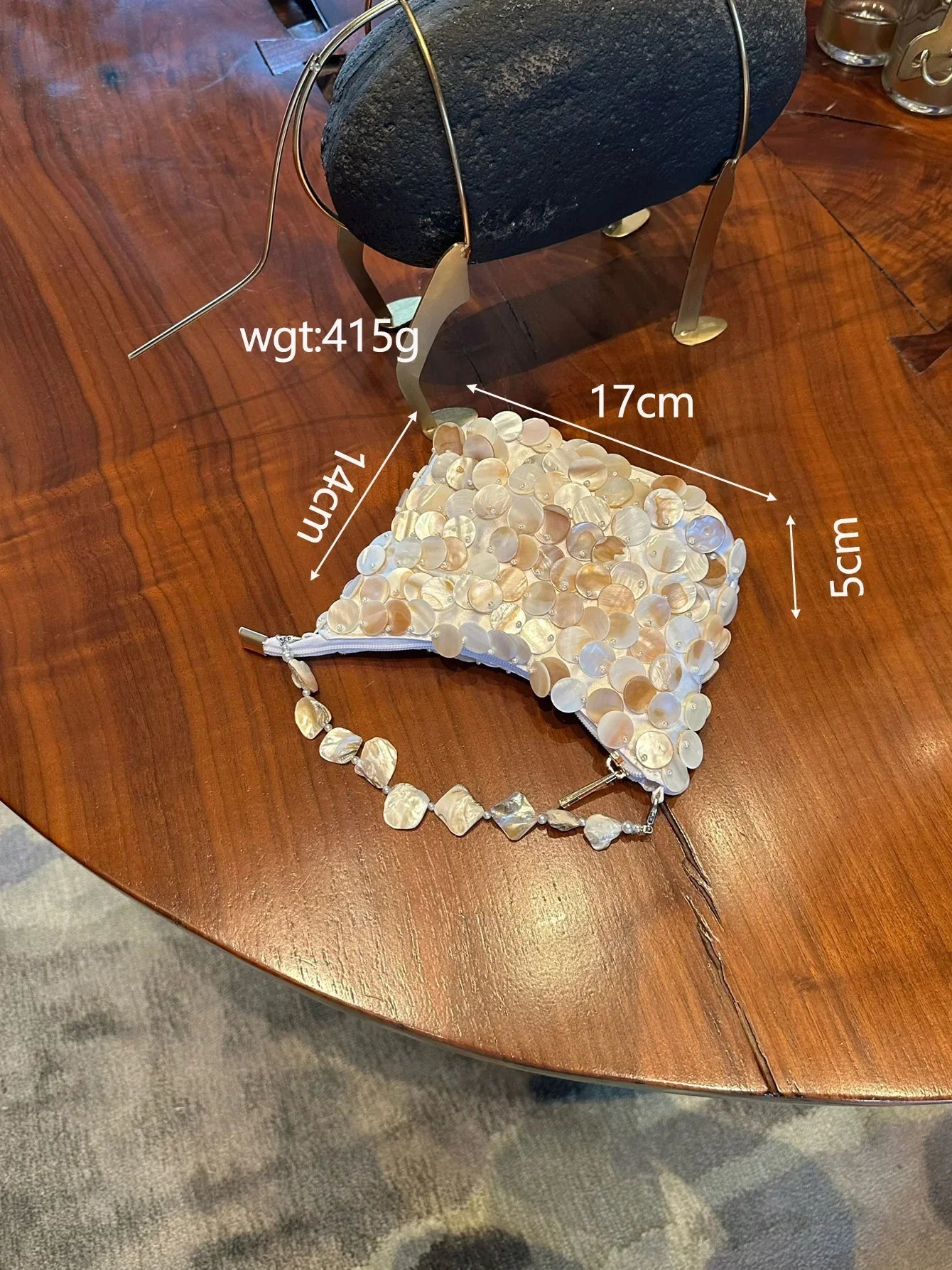 Women's Sequin Shell Evening Bag - Ever Trendy Essentials