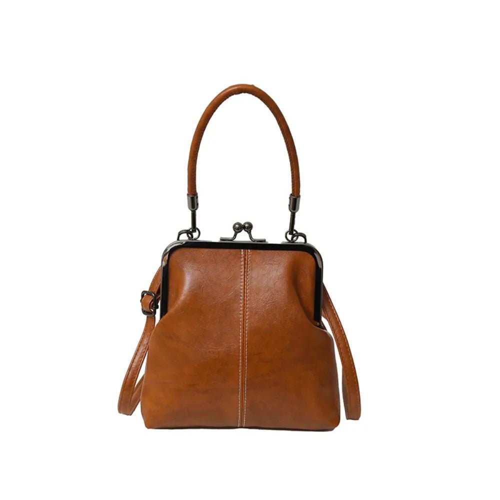 Women's Vintage Kiss Lock Crossbody Bag - Ever Trendy Essentials